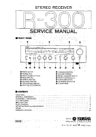 Yamaha R-300 - Service Manual 